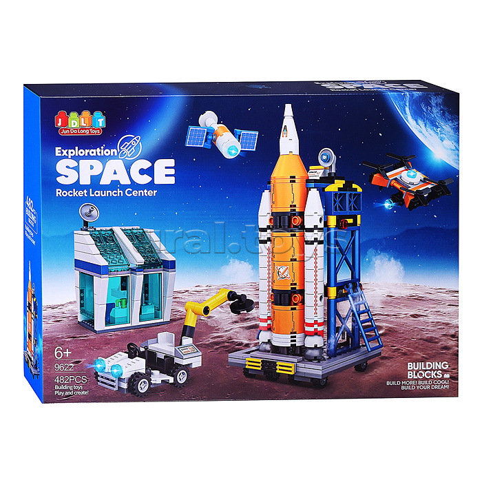 Конструктор "Космическая станция" (482 дет.) в коробке