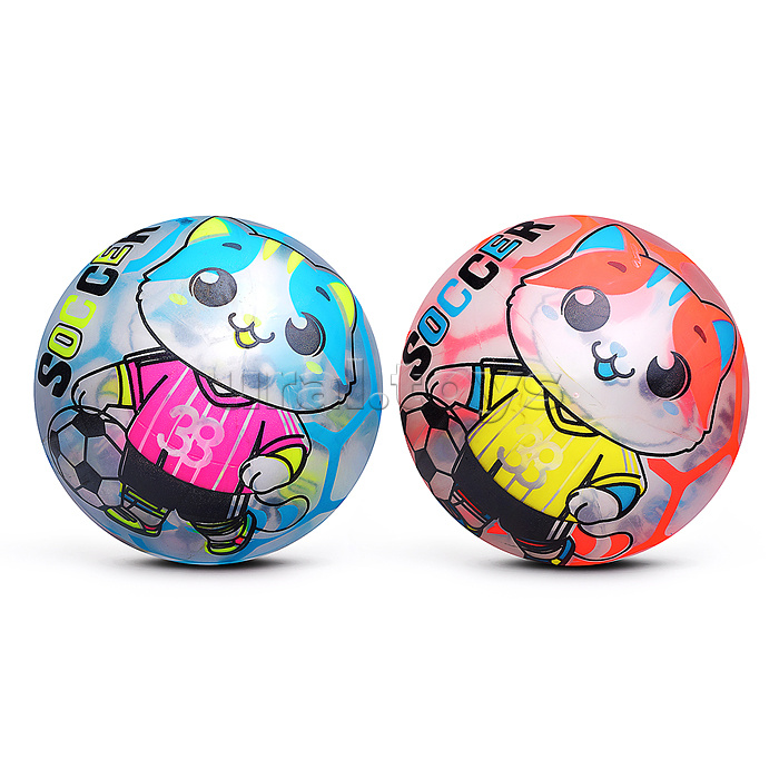 Мяч надувной детский PVC "Забавный енотик" 22см