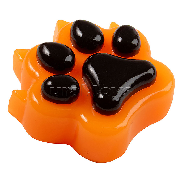 Игрушка-антистресс "Сквиши" Лапка Тигр