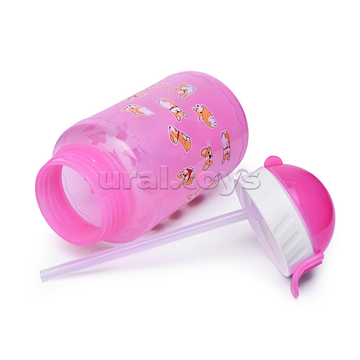 Бутылка для воды и других напитков, 350 мл, "Корги"