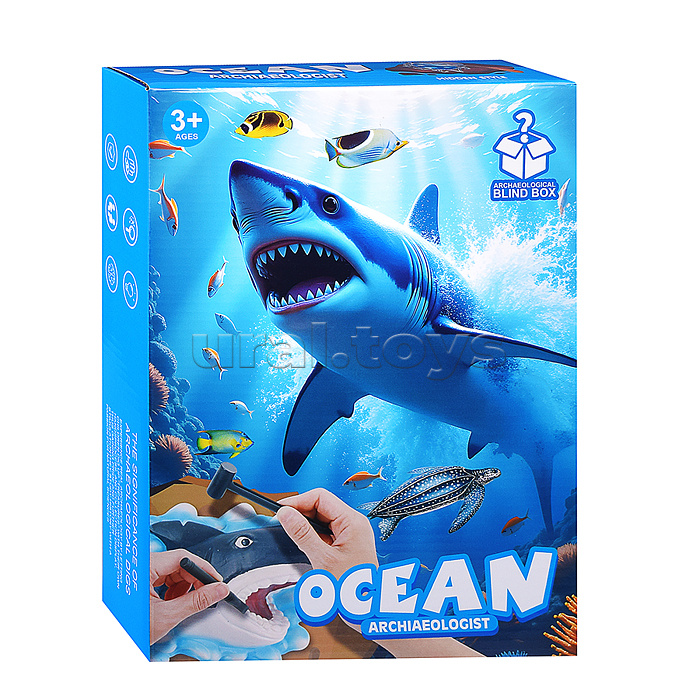Раскопки "Морской мир" в коробке
