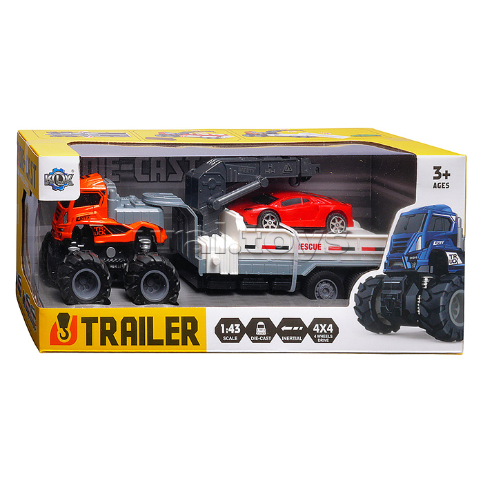 Машина "Мега Кран" в коробке