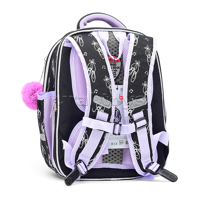 Рюкзак "Junior. Ballet Academy" школьный жесткий 35x27x13 см (14 л) вес 800 г, 1 отделение на молнии с разделителями для учебников, с органайзером, 1 отделение для формата A4, 2 боковых кармана сеточкой на резинке, эргономичная формоустойчивая спинка с дв Рюкзак "Junior. Ballet Academy" школьный жесткий 35x27x13 см (14 л) вес 800 г, 1 отделение на молнии с разделителями для учебников, с органайзером, 1 отделение для формата A4, 2 боковых кармана сеточкой на резинке, эргономичная формоустойчивая спинка с дв