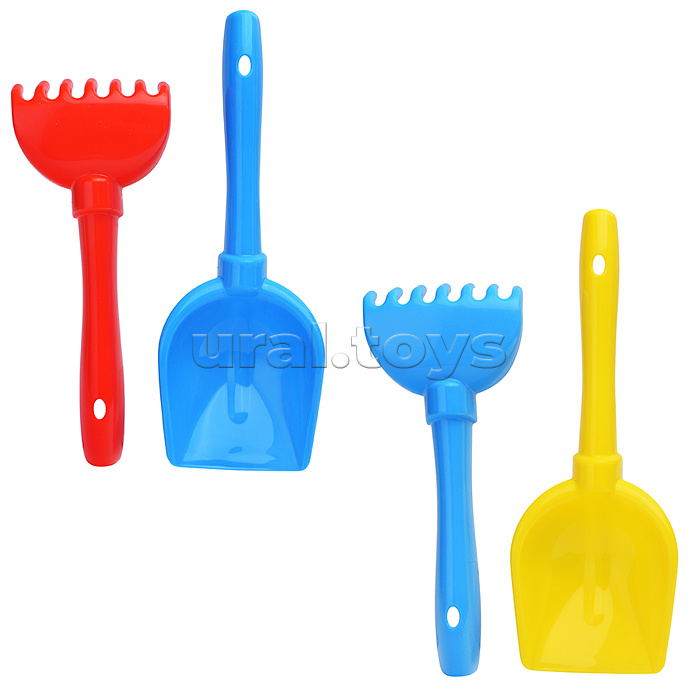 Набор для песка №72 (лопатка+грабли)