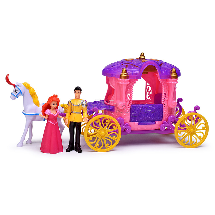 Набор карета "Путешествие в сказку-1" свет, звук, в коробке