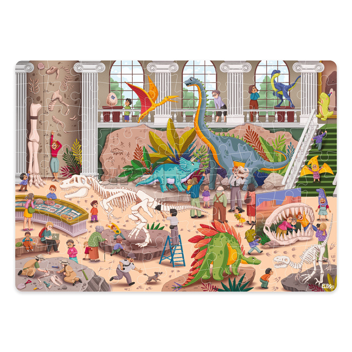 Пазл 100 "Ночь в музее. Палеонтологический музей" Пазл 100 "Ночь в музее. Палеонтологический музей"