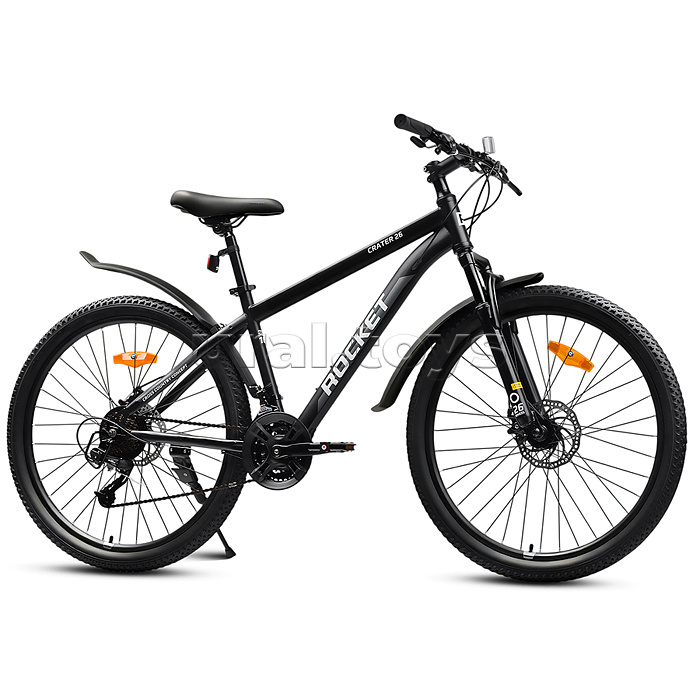 Велосипед 26" Rocket Crater 26, цвет черный, размер 16"