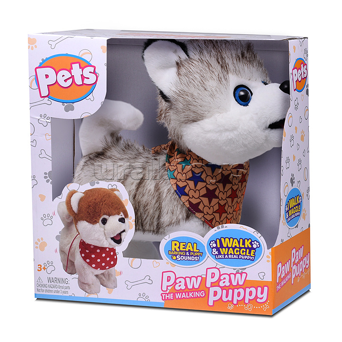 Собака "Боня" (может говорить, ходит, записывает)  в коробке