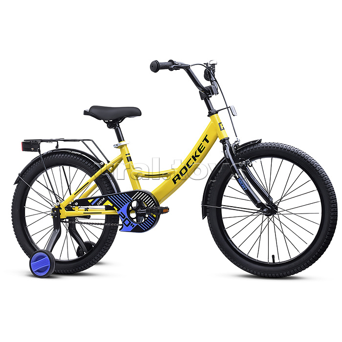 Велосипед 20" Rocket Gem, цвет желтый