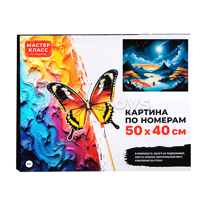 Картина по номерам "Под лунным небом" 50*40 см