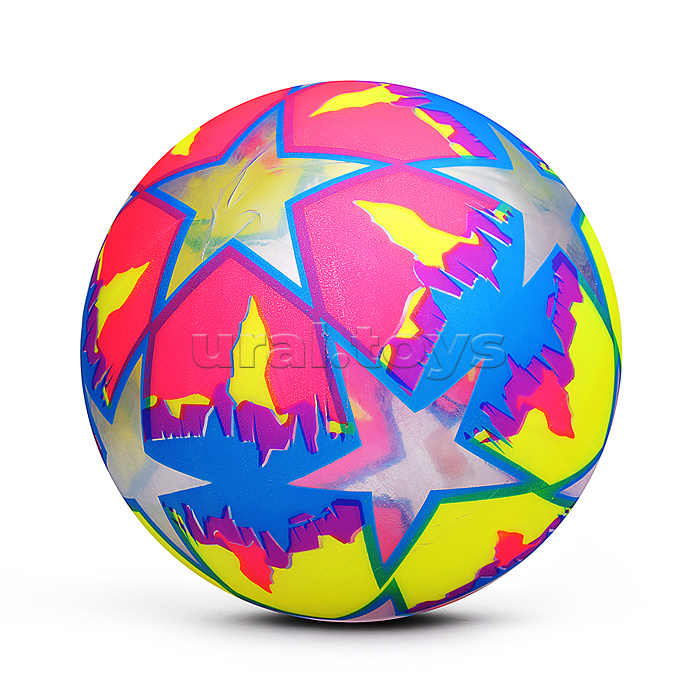 Мяч надувной детский PVC "Яркие звёзды" 22см