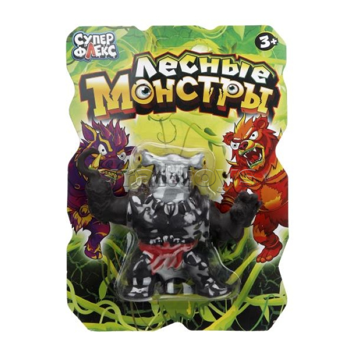 Тянучка, блистер "Монстр" с шариками, блистер