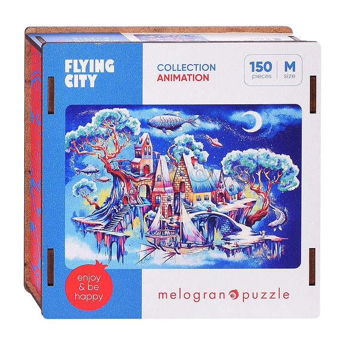 Пазлы 150 "Летающий город" Collection ANIMATION