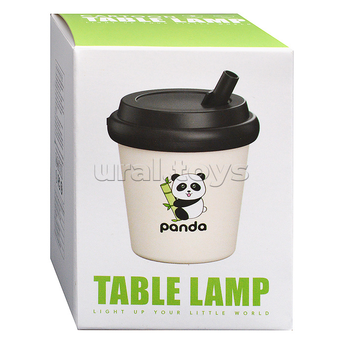 Фонарик-светильник игрушечный "Стакан. Панда" в коробке