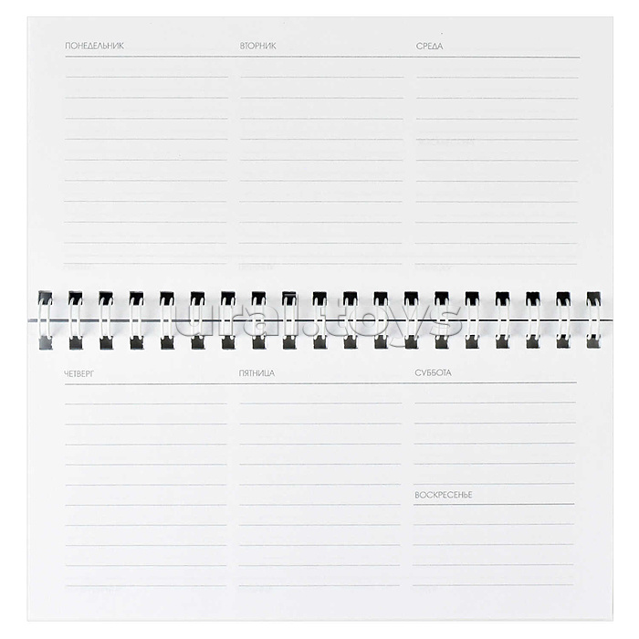 Еженедельник недатированный 64л. "Хвостатая вечеринка" 165х85 мм, мягкий переплёт