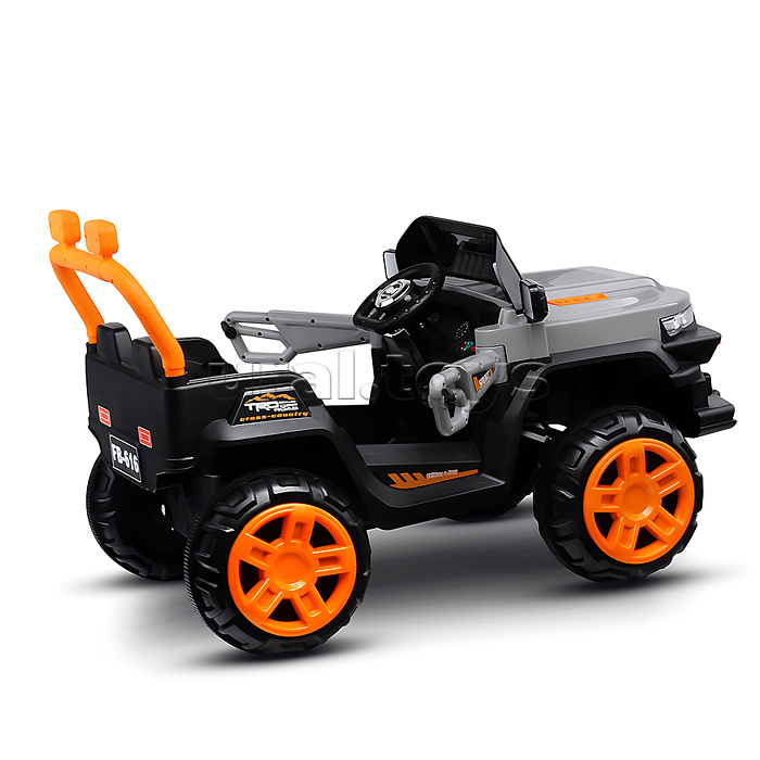 Электромобиль детский "Внедорожник" (цвет серый)