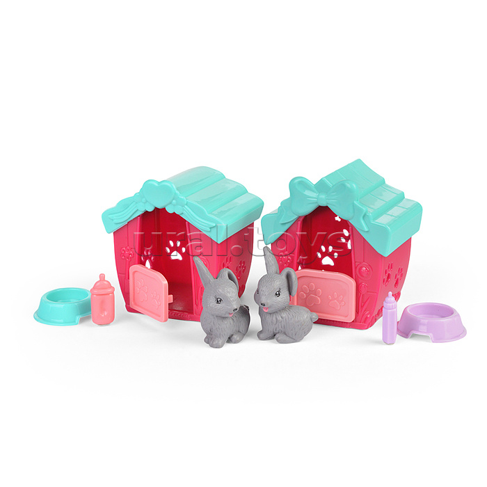 Набор питомцы "Мой кролик" с аксессуарами, в коробке ( в ассортименте)