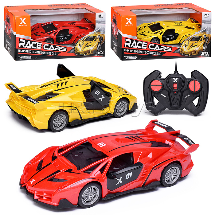 Машина "СпортКар" р/у, 27MHz, в коробке