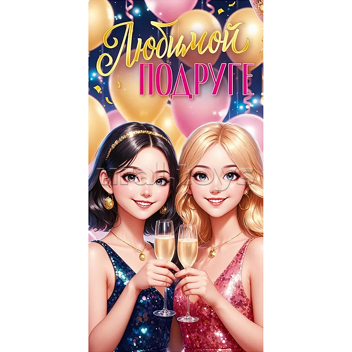 Конверт для денег "Подруге"