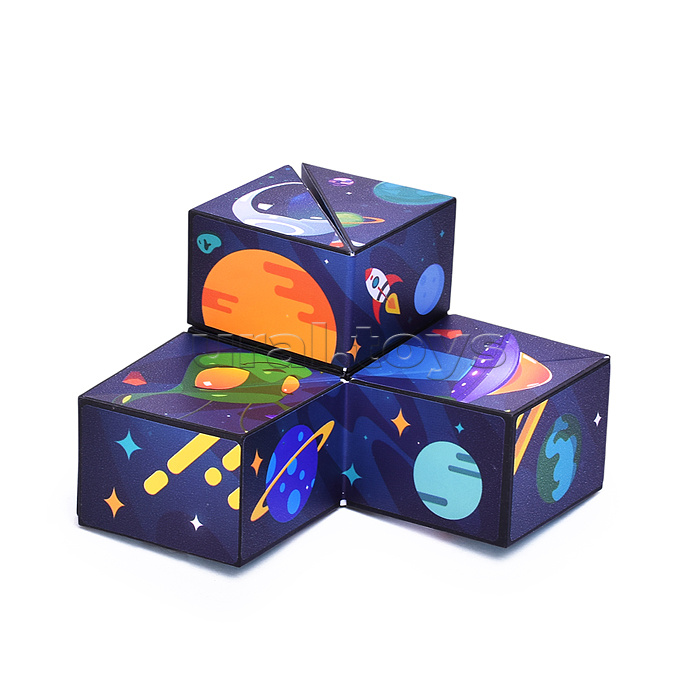 Головоломка "Магический куб" 3 в 1 в коробке