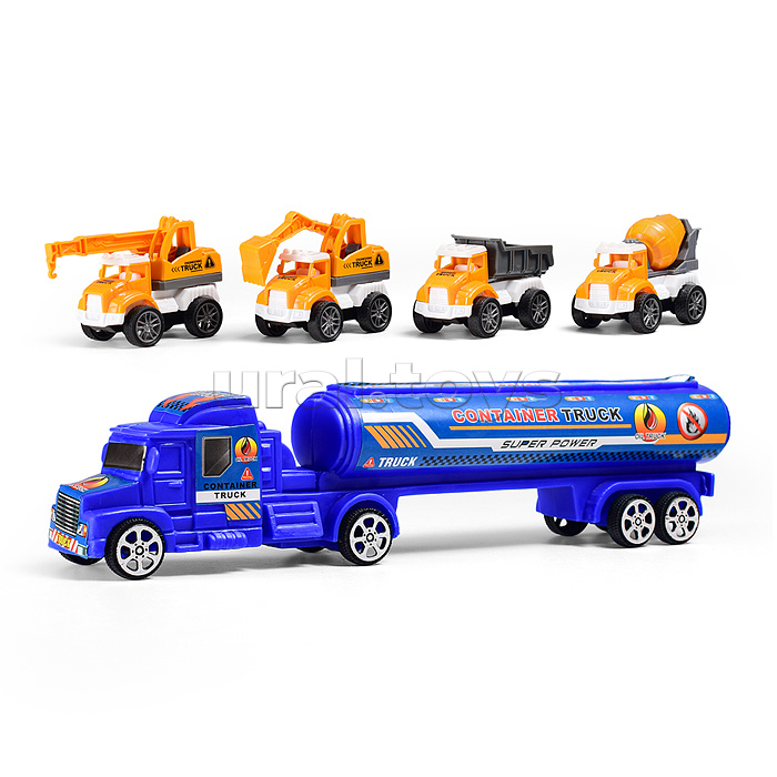 Машина "Строительная техника" в пакете