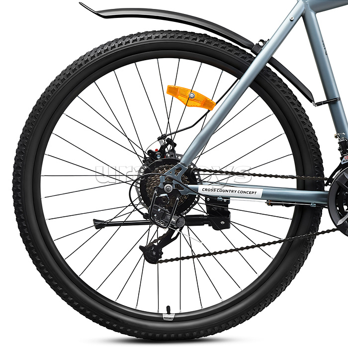 Велосипед 29" Rocket Crater 29, цвет серый/белый, размер 21"