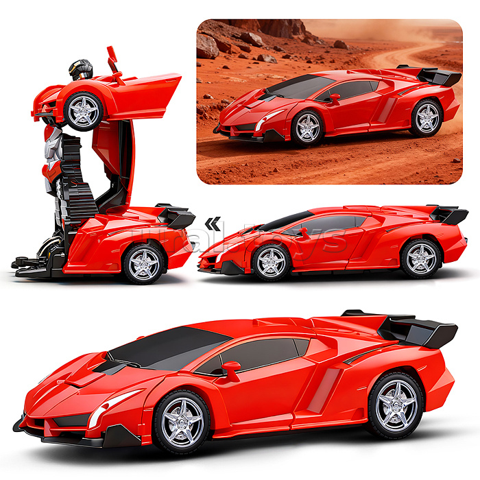 Машина-робот "Автостраж- Гром" на р/у ,27 MHz, в коробке