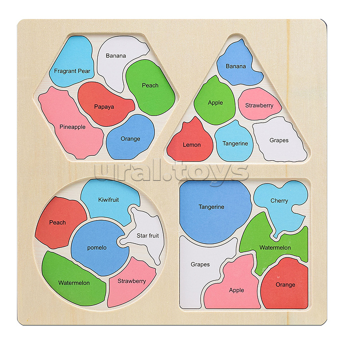 Пазл-вкладыш "Овощи"