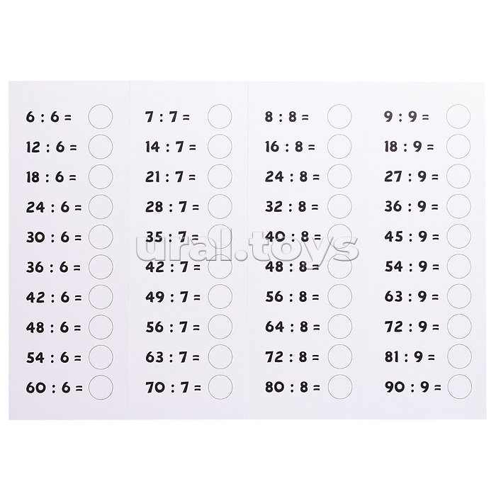 Набор "Таблица умножения"