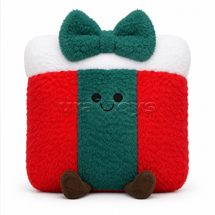 Игрушка-подушка "Рождественский подарок" 40см.