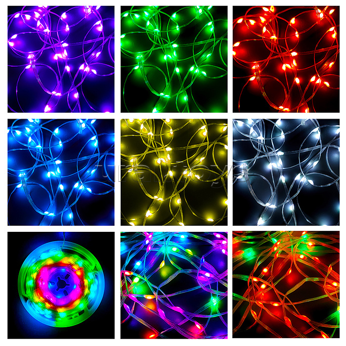 Электрогирлянда 10м, пульт