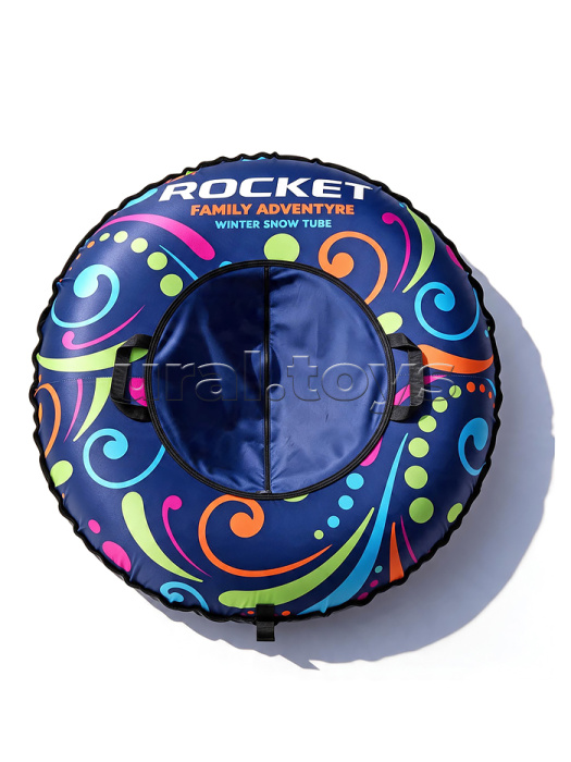 Тюбинг ватрушка ROCKET "Фейерверки" 110 см