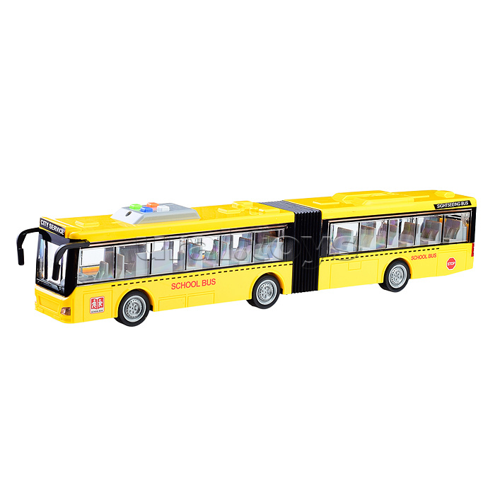 Автобус 1:16 "Дружный" (свет, звук) в коробке