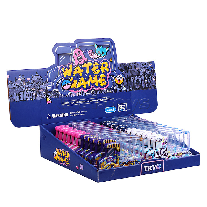 Водная игра "Веселый транспорт" в коробке