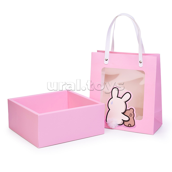 Пакет подарочный "Волшебная коробочка" 20,5*9,5*22,5см.