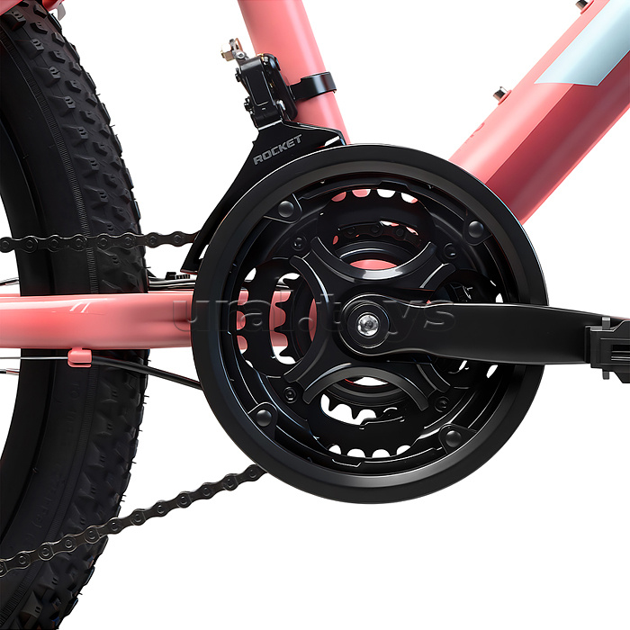 Велосипед 22" Rocket Aries 2.0 , цвет розовый, размер 13"
