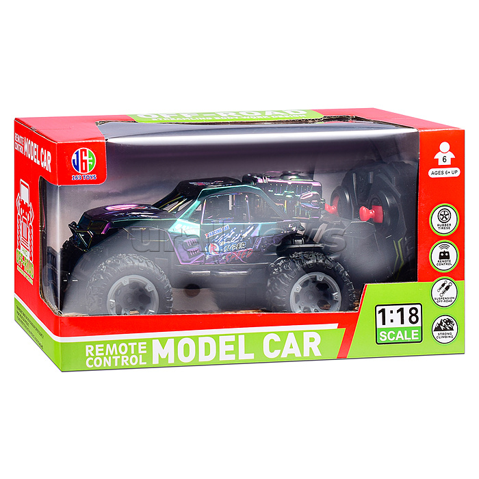 Машина "Тайфун" р/у, 27 MHz, под колпаком