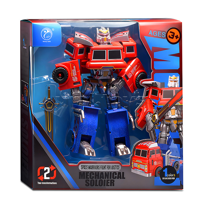 Робот трансформирующийся в грузовик, в коробке