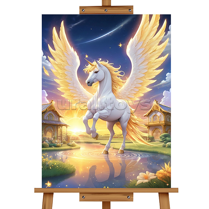 Мозаика алмазная "Единорог" 20*30см