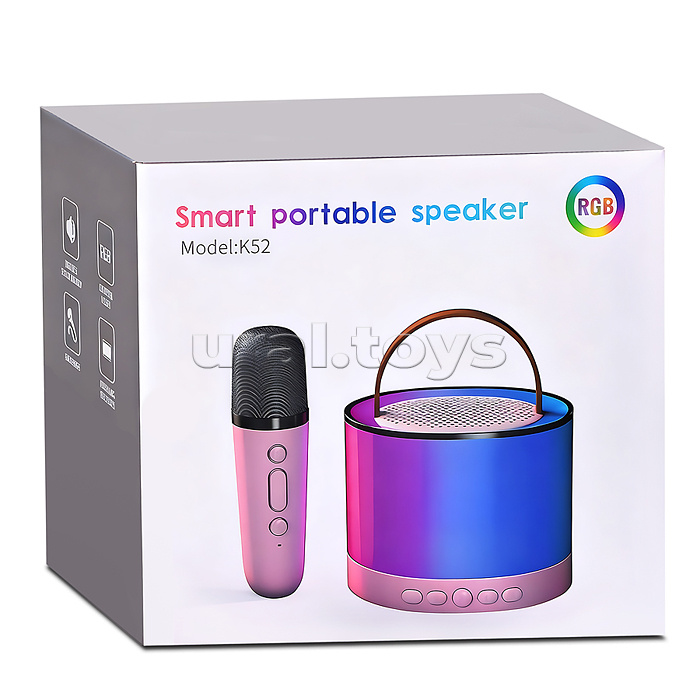 Караоке - центр игрушечный "Петь и зажигать" в коробке