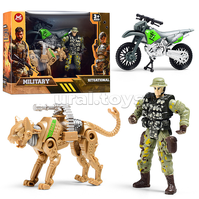 Набор армия  "Отважная команда" в коробке