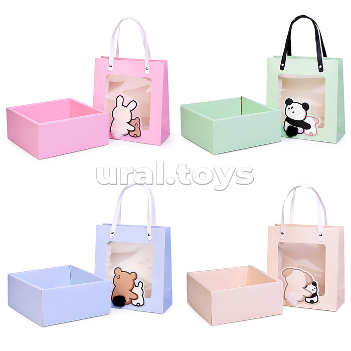 Пакет подарочный "Волшебная коробочка" 20,5*9,5*22,5см.