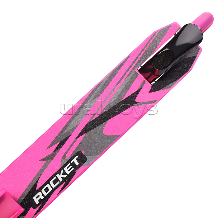 Самокат 2-х колесный ROCKET,колеса PU/ 145 мм,ABEC 7, розовый (в пакете)