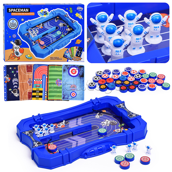 Игра настольная "Космические истории" 6в1, в коробке
