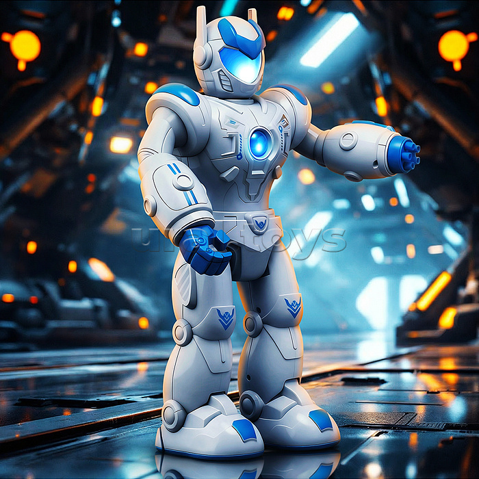 Набор армия  616 "Боевой робот" свет, звук, в коробке