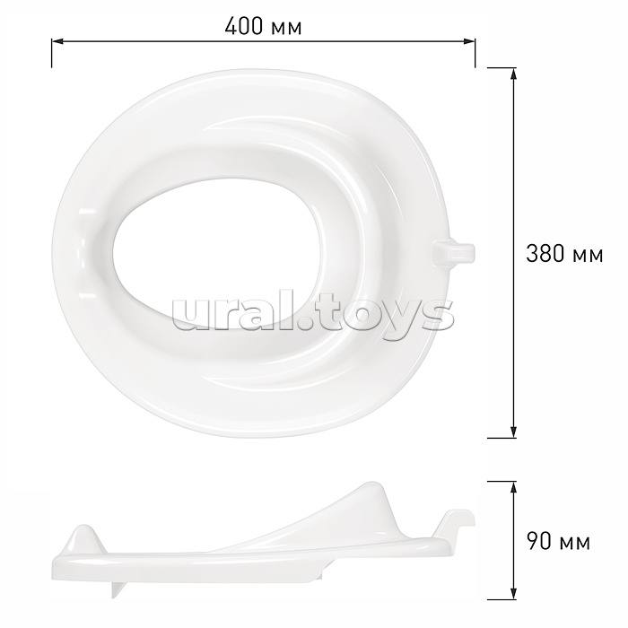 Накладка для унитаза детская (белый)