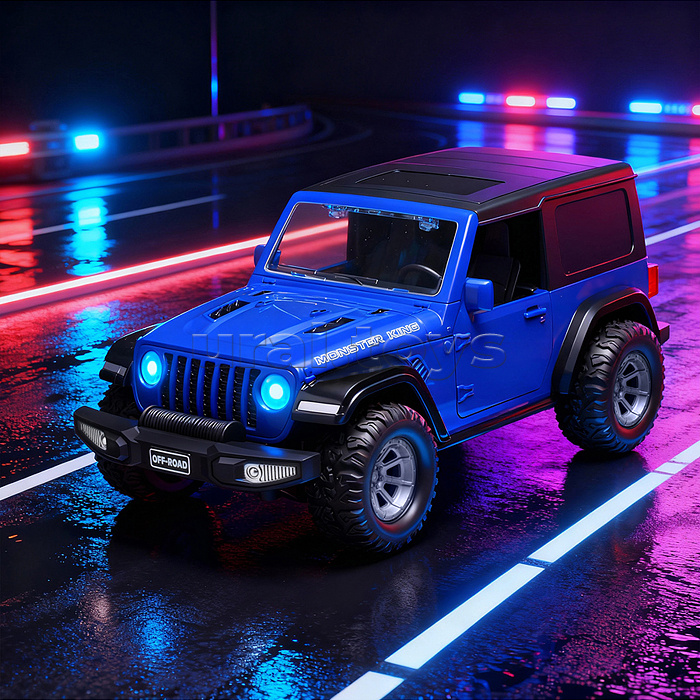 Машина "Шальной внедорожник" р/у, 27 MHz, в коробке