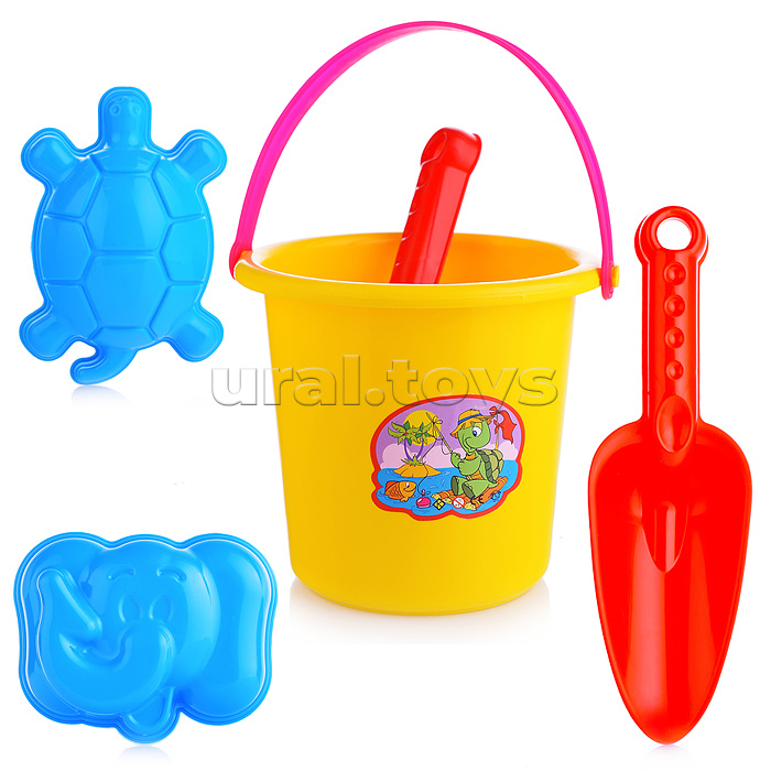 Комплект "Большой" совок+2 формочки