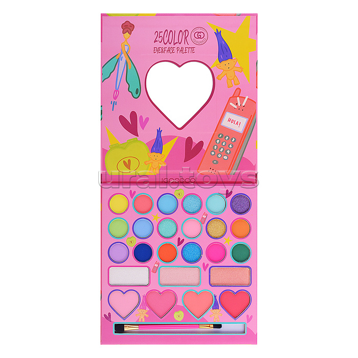 Косметика детская "Зверушки" (палетки теней)