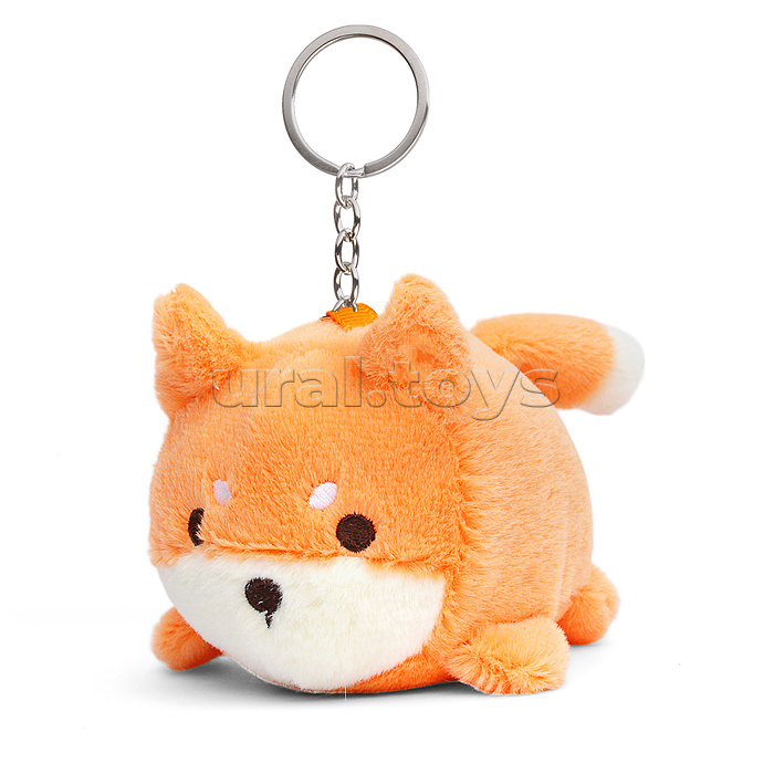 Мягкая игрушка-брелок "Собака Чили" с кольцом 12см